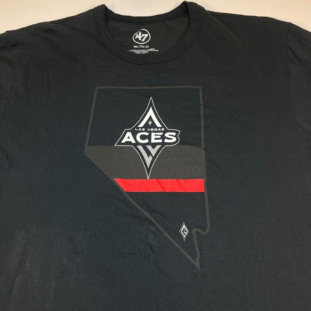 Las Vegas Aces WNBA Basketball 47 Brand T Shirt Sz Mens XXL